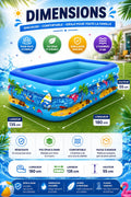 Piscine gonflable Portable, plein air, jardin flottant
